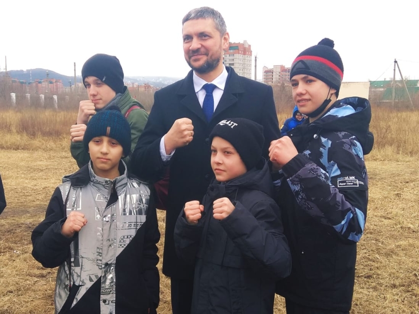 ​В Чите заложили камень будущего центра развития бокса Забайкалья 